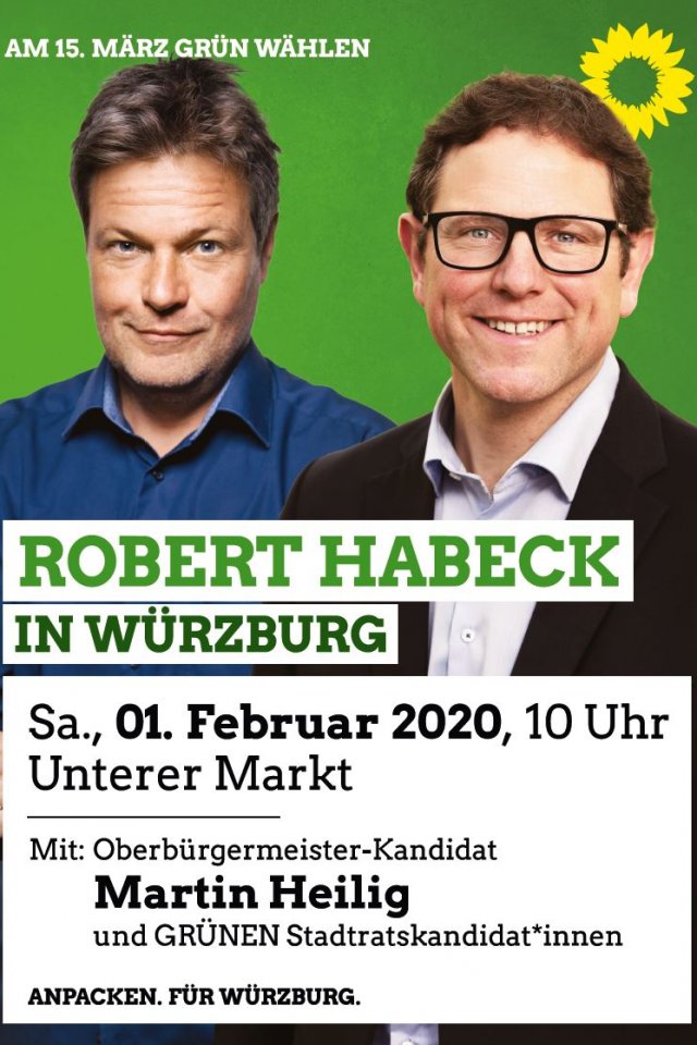 Robert Habeck in Würzburg