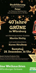 40-Jahr GRÜNE Würzburg: Stadtführung und Feier