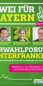 Einladung zum Urwahlforum am 16.12.2017 in Würzburg