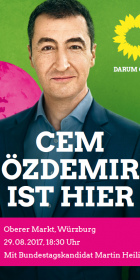 Cem Özdemir in Würzburg - 2017