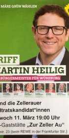 Triff Martin Heilig und die Zellerauer Stadtratskandidat*innen