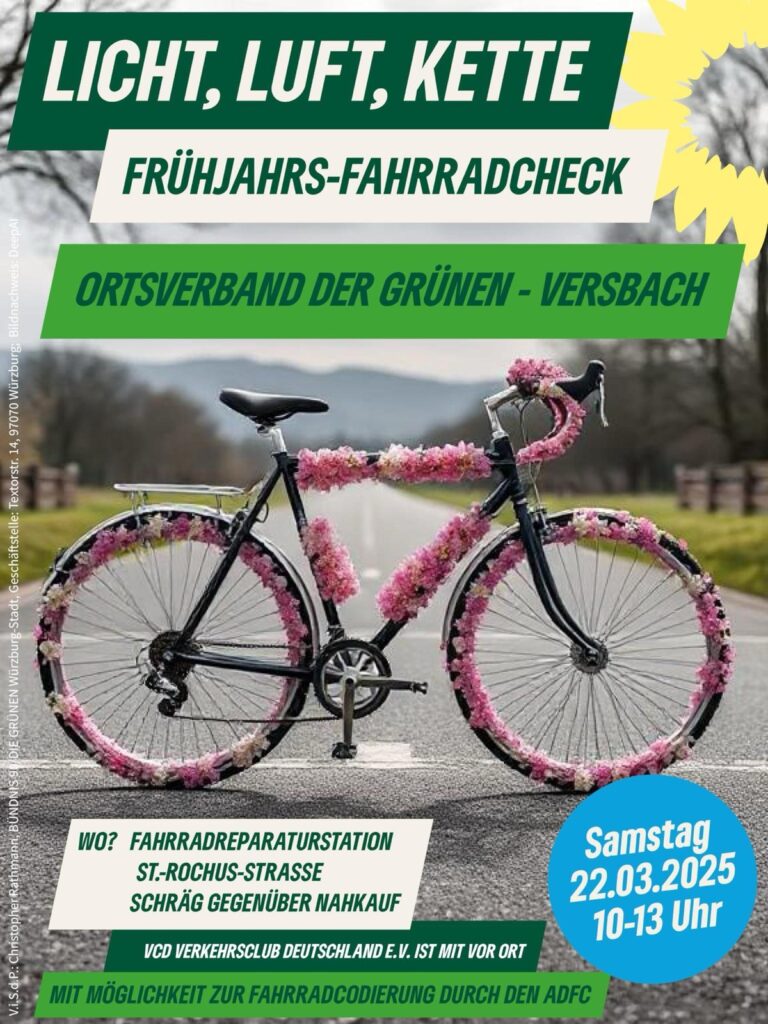 Frühjahrs-Fahrradcheck in Versbach – Fit in die neue Saison!