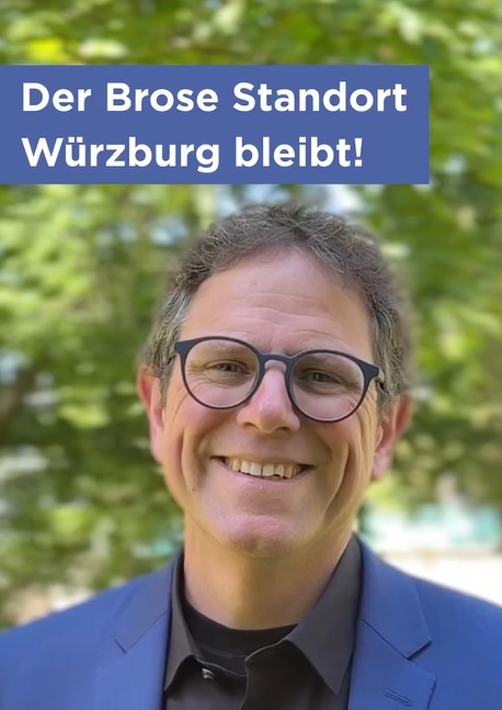 Oberbürgermeisterkandidat Martin Heilig zur Weiterführung des Brose-Werks in Würzburg